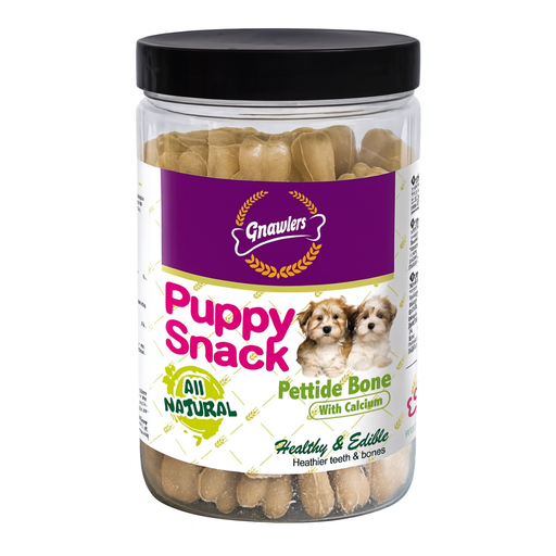 Gnawlers Petitde Bone Puppy Snack-Calcium 180g