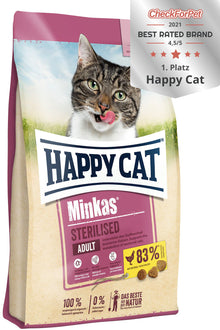 Happy Cat Minkas Sterilized/ 10 kg