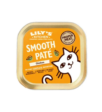 Lily's Kitchen Chicken Paté Wet Cat Food Box 6x85G