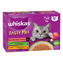 Whiskas Tasty Mix Sea Collection Wet Cat Food - 12x70G