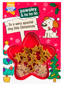 Dog Chicken Meaty Treats Christmas Card