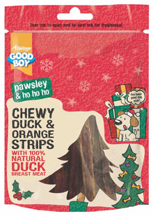Chewy Strips with Duck & Orange