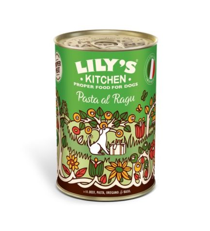 Lily's Kitchen Dog Pasta Al Ragu Wet Dog Food Box 6x400g