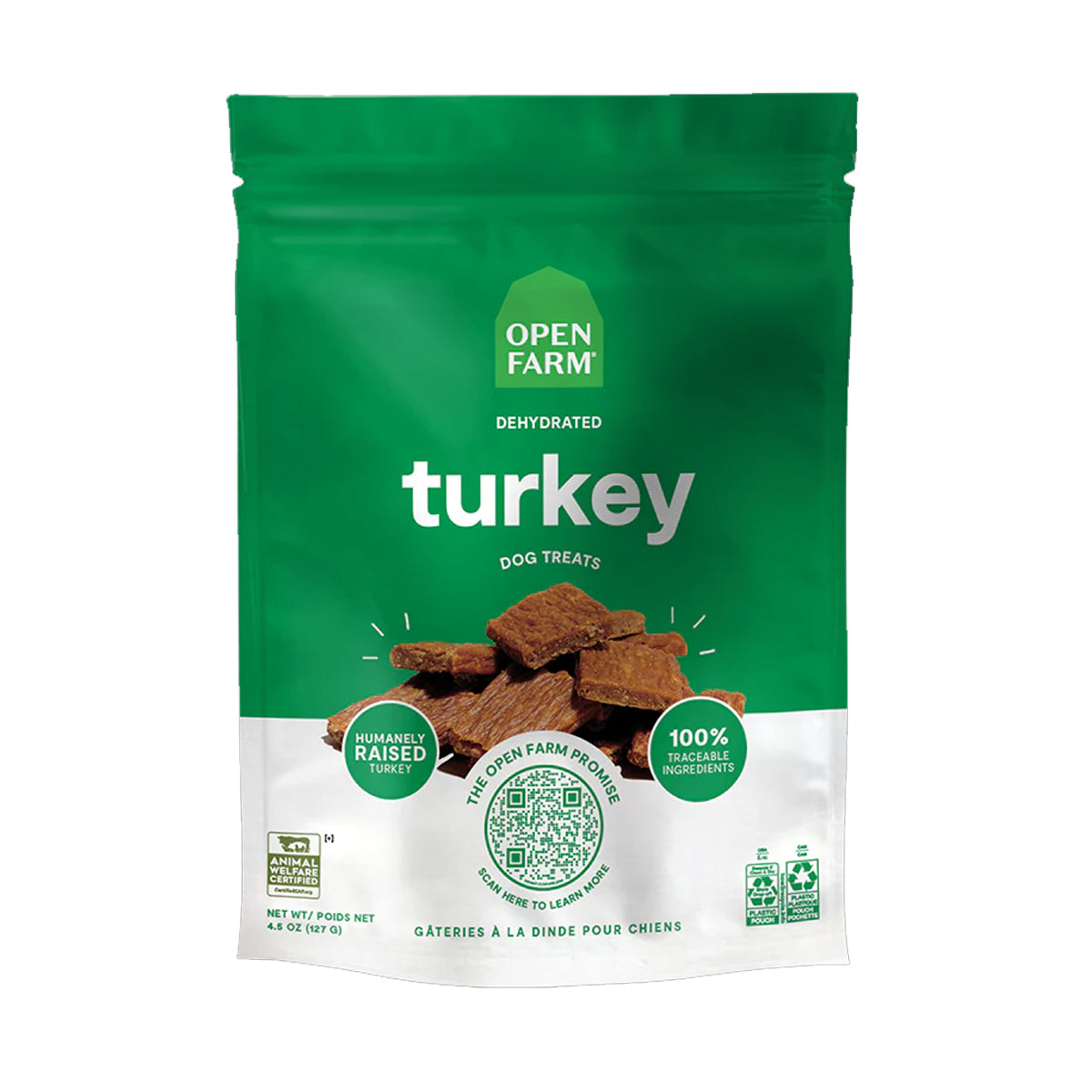 Open Farm Dehydrated Turkey Dog Treat 127g