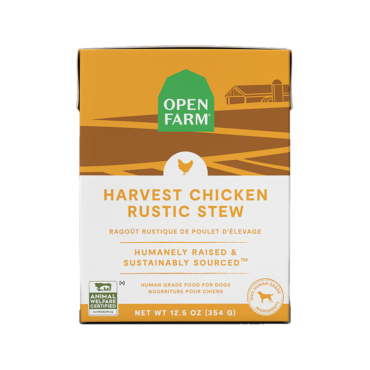 Open Farm Harvest Chicken Rustic Stew Wet Dog Food - 354G