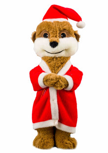 Santa Meerkat 28 cm (11")