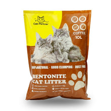 Cat Partner Bentonite Dust Free Clumping Cat Litter -10L - Coffee