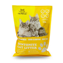 Cat Partner Bentonite Dust Free Clumping Cat Litter - 10 L - Lemon