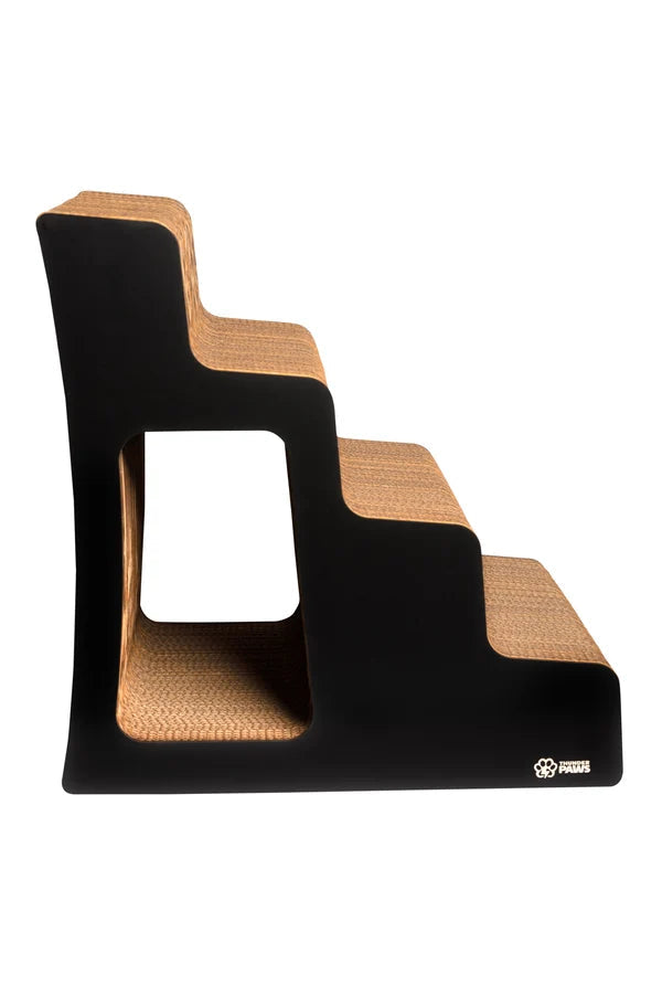 Thunder Paws Skyla Cat Scratcher - BLACK/50X50X40CM