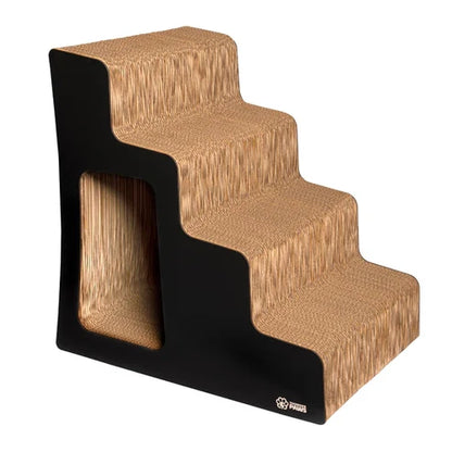 Thunder Paws Skyla Cat Scratcher - BLACK/50X50X40CM