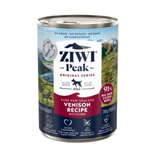 ZIWI Peak Venison Recipe Wet Dog Food 6x390g
