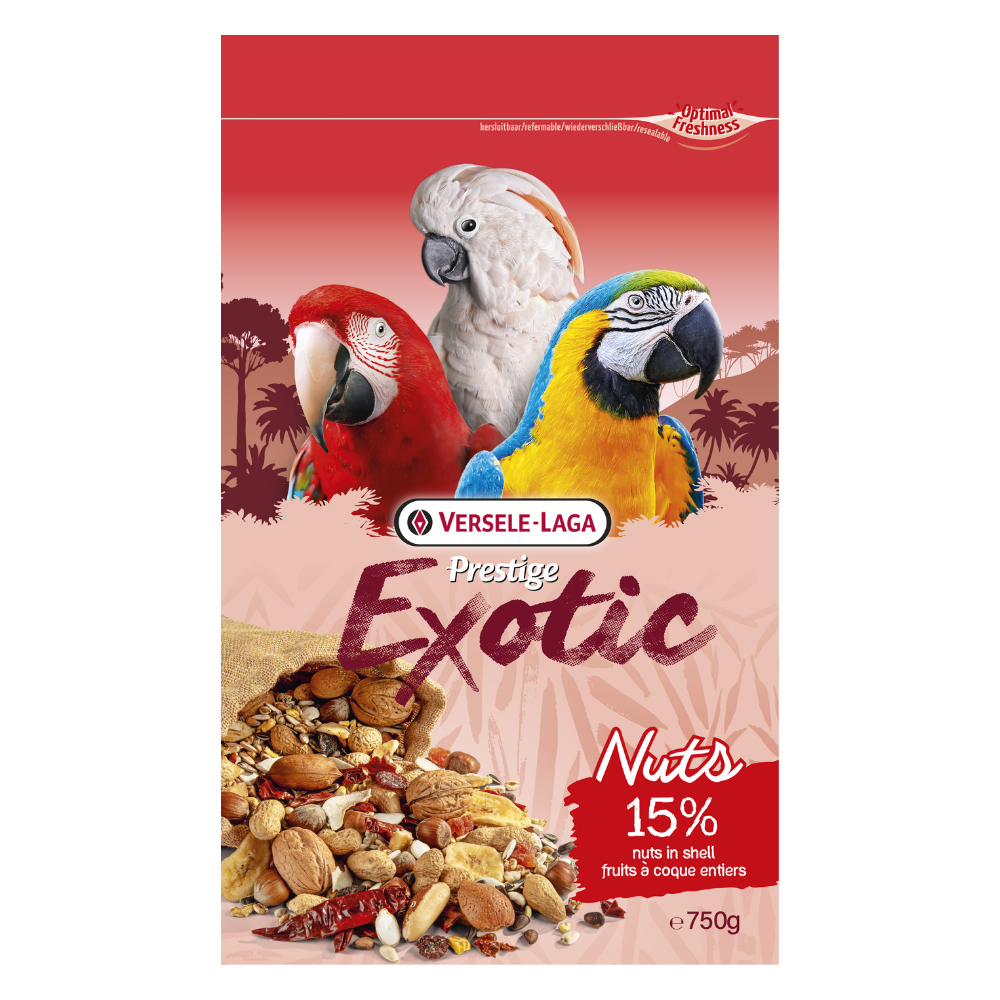 Versele Laga Prestige Exotic Parrots Nuts Bird Treat - 750G