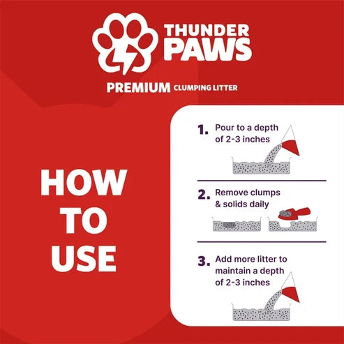Thunder Paws Eco-Soft Cassava Cat Litter - 2.5KG