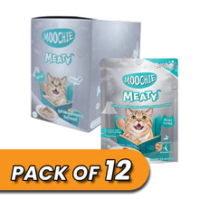 Moochie Cat Food Tuna & Green Lipped Mussel Recipe in Gravy Pouch 70g Pack of 12