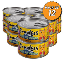 Smudges Adult Cat Chicken Flakes in Gravy 80g Pack of 12