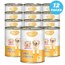 Moochie Pate With Chicken Dog Wet Food Can 400g Pack of 12
