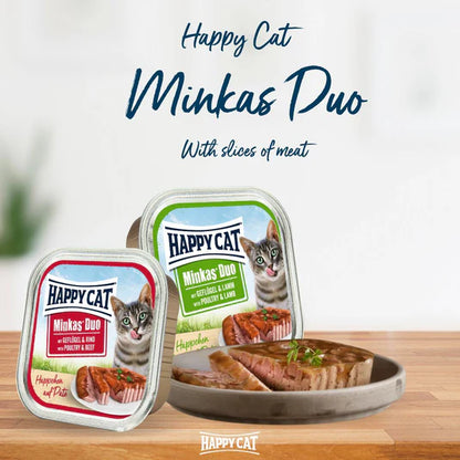 Happy Cat Minkas Duo Poultry & Beef 16x100g