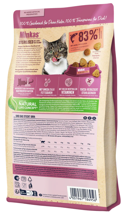 Happy Cat Minkas Sterilized Salmon