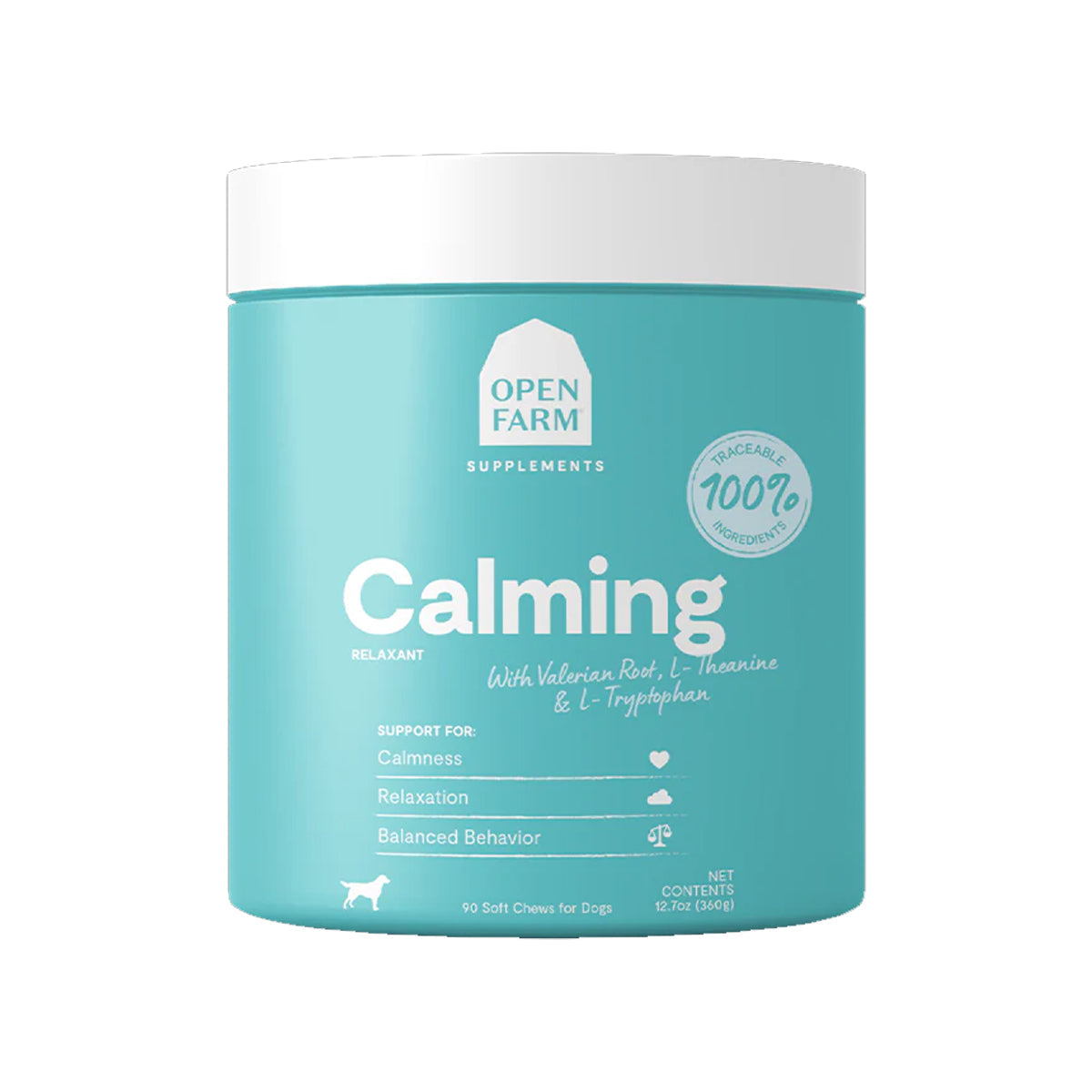 Open Farm Calming Chews Supplement for Dogs - 360G