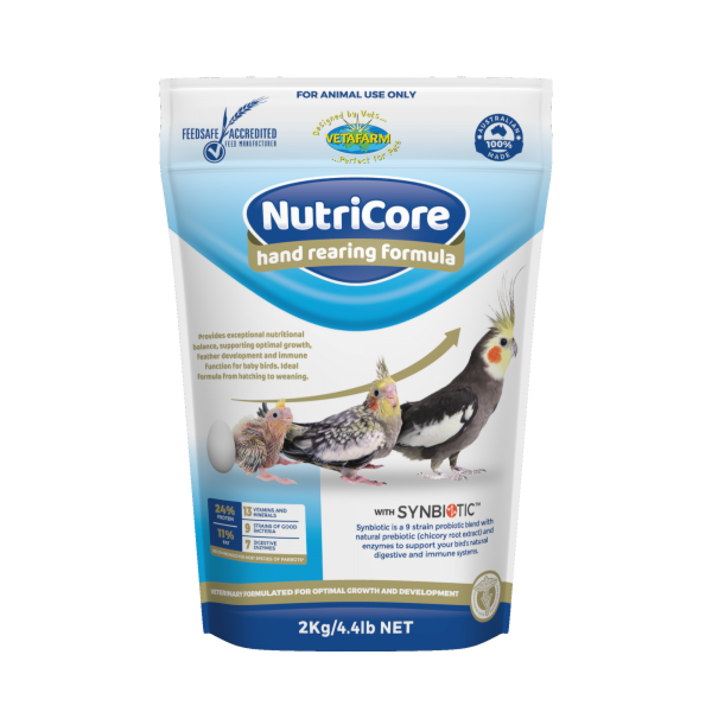 Vetafarm Nutricore hand rearing 2  kg