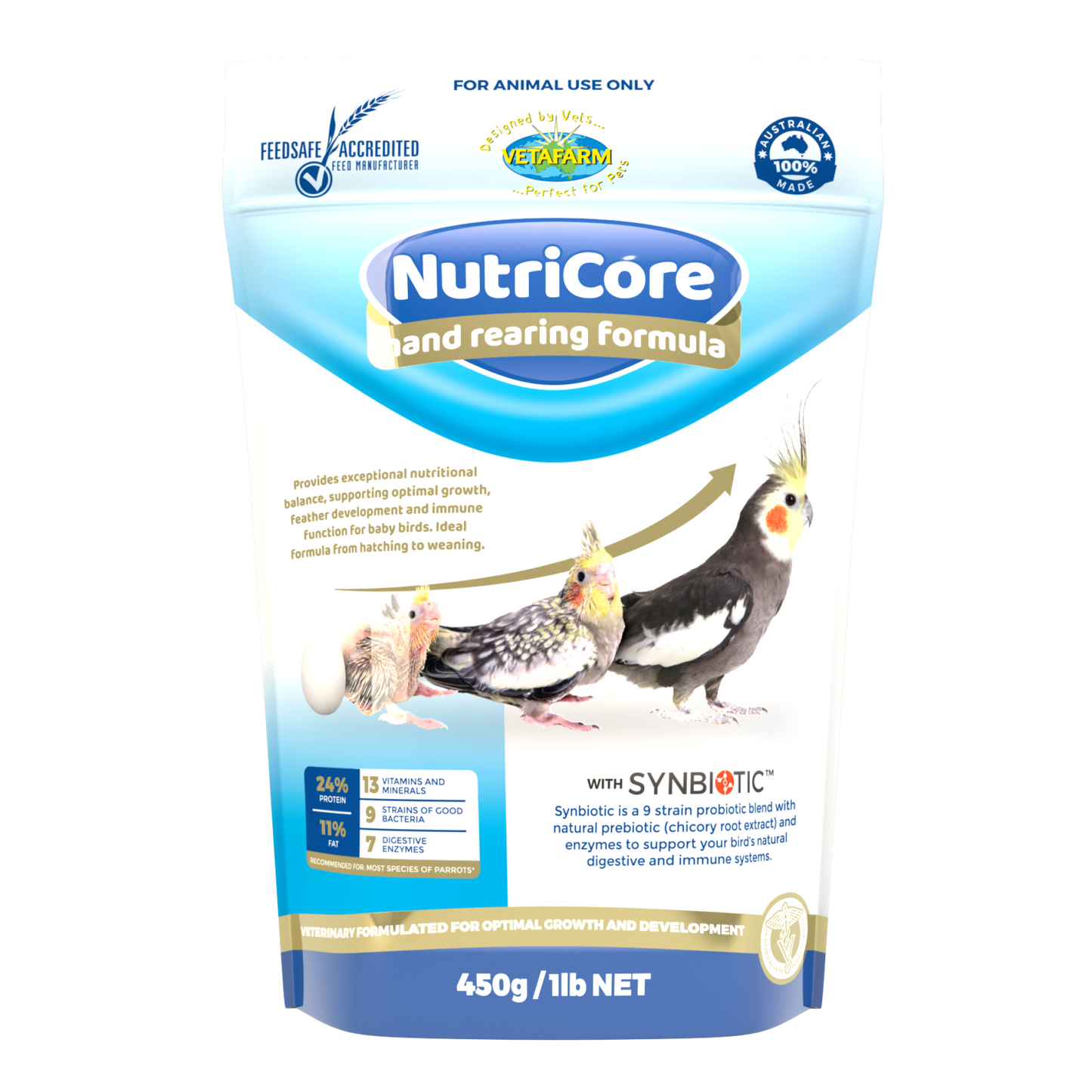 Vetafarm Nutricore Hand Rearing 450 g