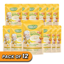 MOOCHIE CREAMY BROTH WITH CHICKEN & PUMPKIN 40g Pouch Pack of 12