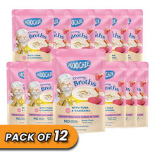 MOOCHIE CREAMY BROTH WITH TUNA & KANIKAMA 40g Pouch Pack of 12