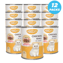 Moochie Mince With Chicken Cat Wet Food Can 400g Pack of 12