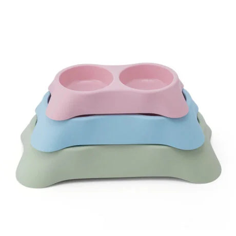 PETBROO LITTLE DOUBLE BOWL