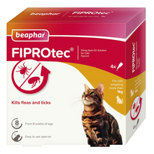 Beaphar Fiprotec for Cat 4 Pipettes