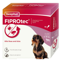 Beaphar Fiprotec for Small Dog 4 Pipettes