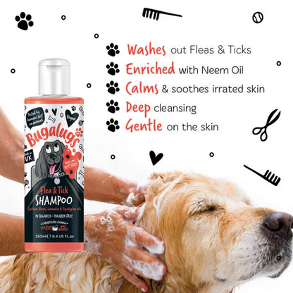 Bugalugs Flea & Tick Dog Shampoo