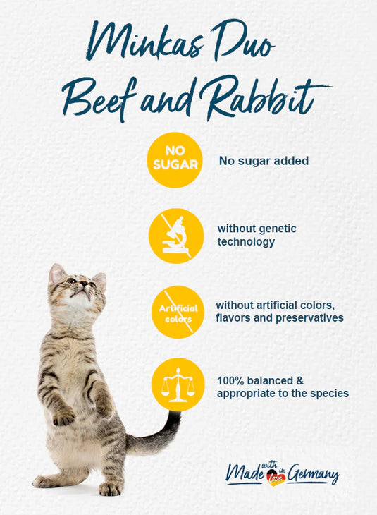 Happy Cat Minkas Duo Beef & Rabbit 16x100g