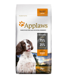 Applaws Chicken Small & Medium Breed Adult Dry Dog Food 2KG/NA