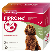 Beaphar Fiprotec for Large Dog 4 Pipettes