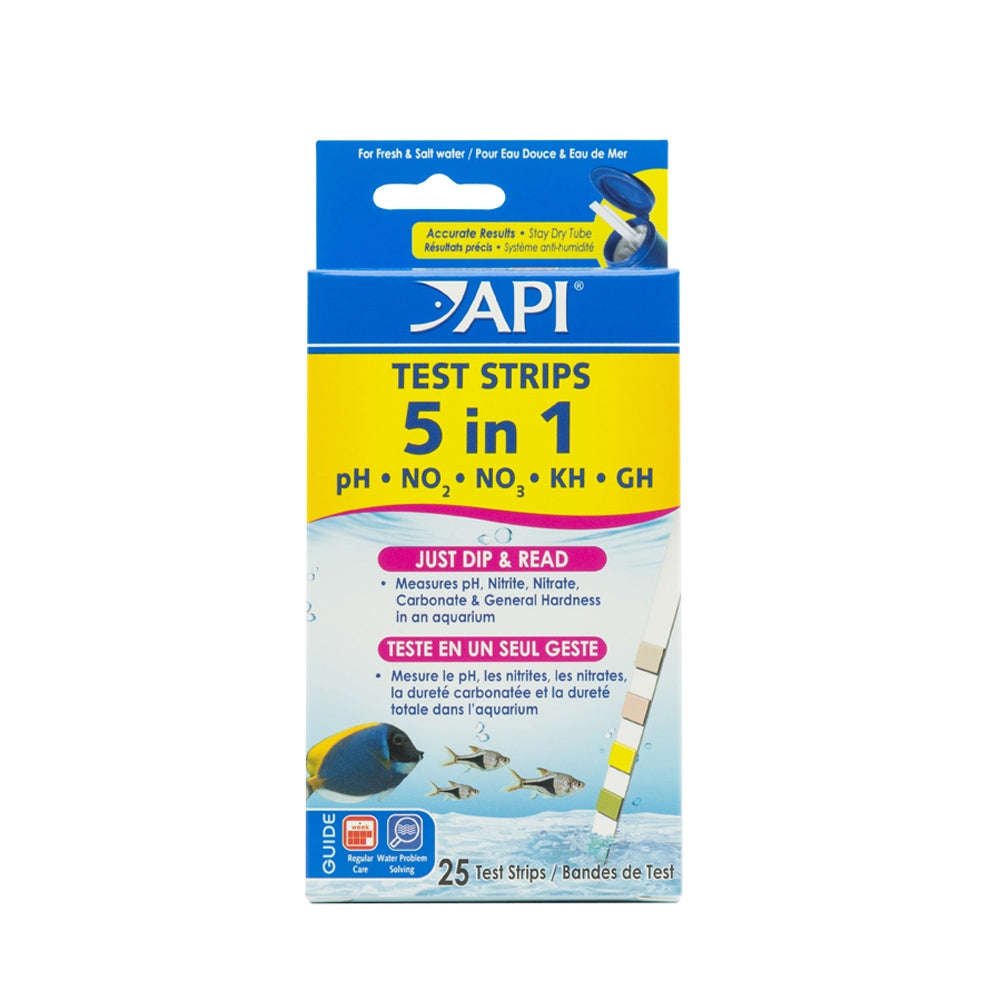 شرائط اختبار API 5 في 1، 25 شريطًا