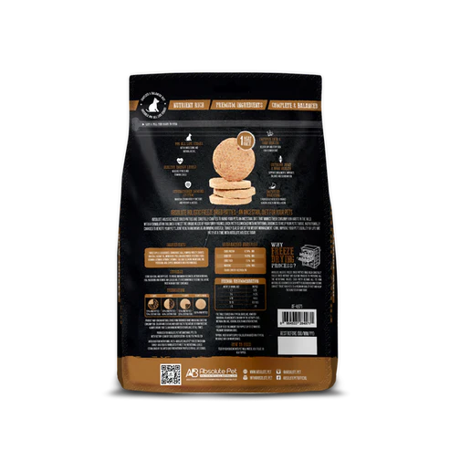Absolute Holistic Freeze Dried Raw Turkey Patty Dry Dog Food - 360G