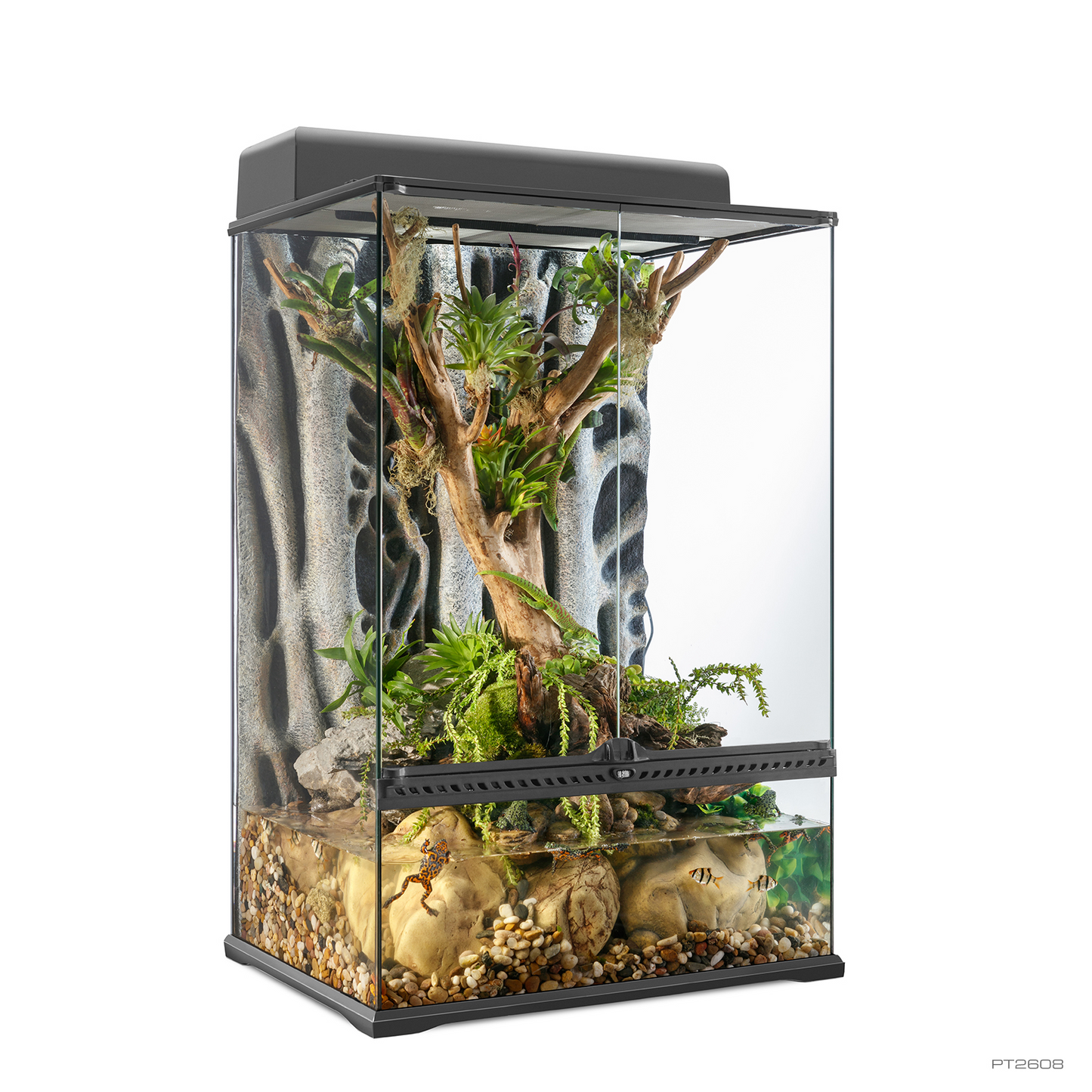 Exo Terra Advanced Paludarium &amp; Rainforest Terrarium - متوسط ​​- 60 × 45 × 90 سم