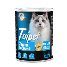 Taipet Cat Canned Wet Food Tuna in Chunk -400g (Box contains 12pcs)