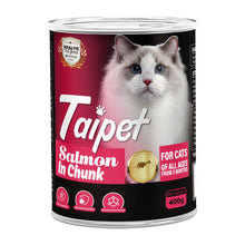 Taipet Cat Canned Wet Food Salmon in Chunk-400g (Box contains 12pcs)