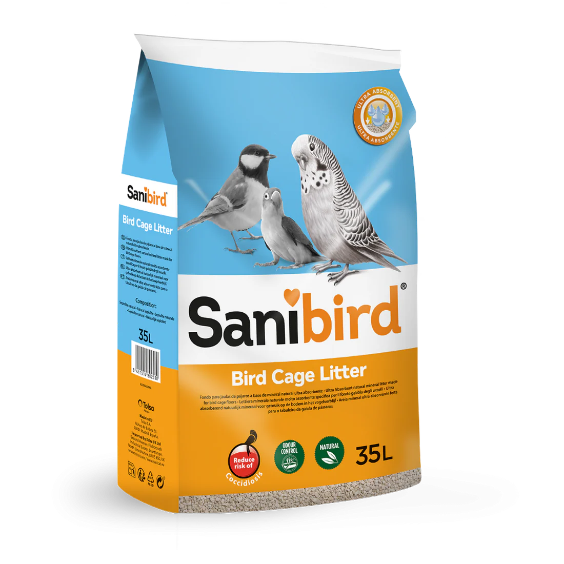 Sanibird Bird Litter-Bird Cage Litter