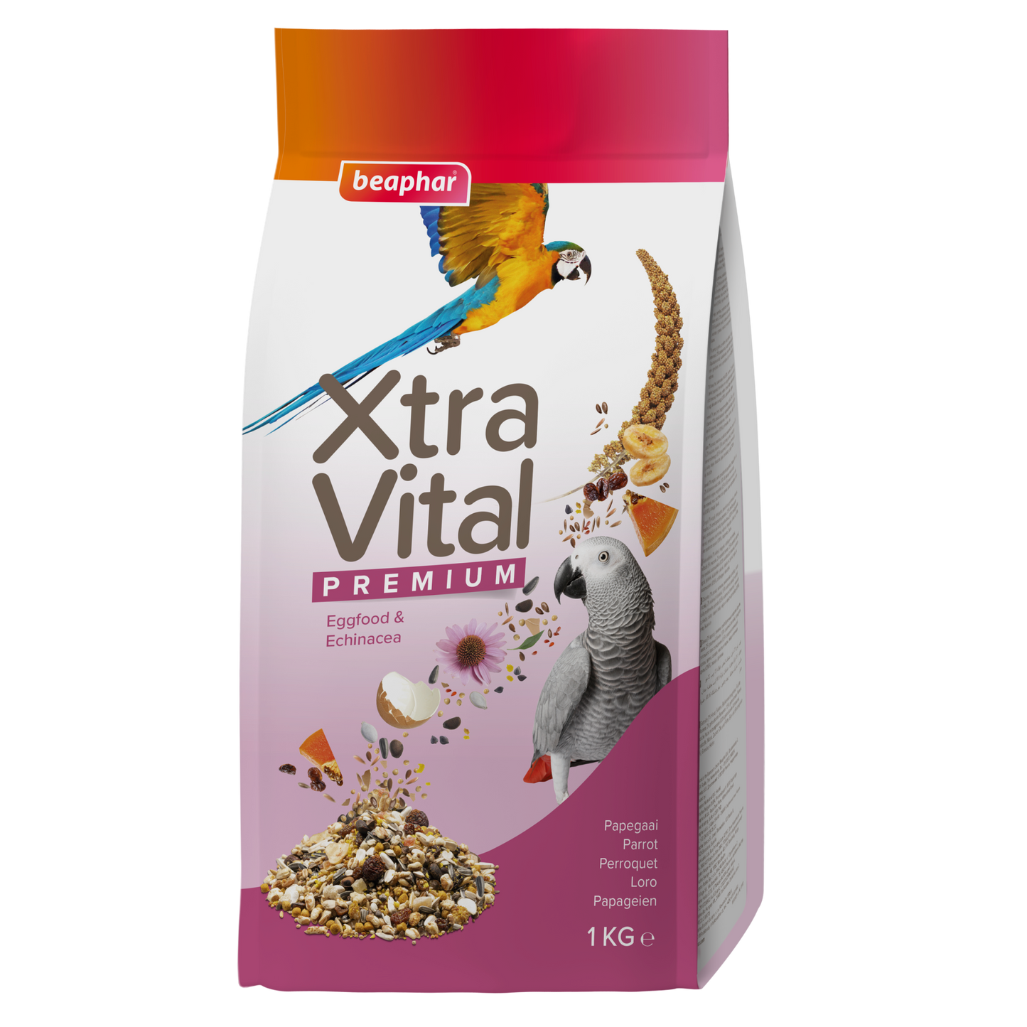Beaphar XtraVital Parrot Complete Bird Food 1 kg