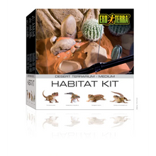 Exo Terra Desert Habitat Kit | Complete Reptile Terrarium Starter Set | Medium