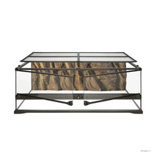 Exo Terra Natural Glass Terrarium | Advanced Reptile Habitat | Low 90×45×30 cm