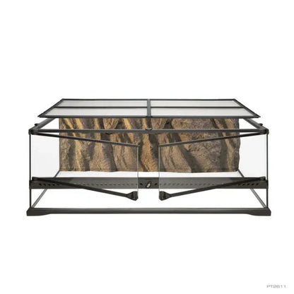 Exo Terra Natural Glass Terrarium | Advanced Reptile Habitat | Low 90×45×30 cm