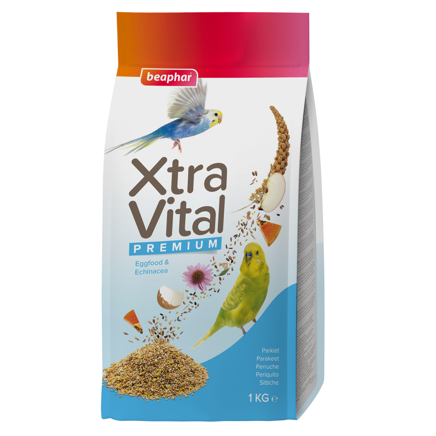 Beaphar XtraVital Parakeet Complete Bird Food 1 kg