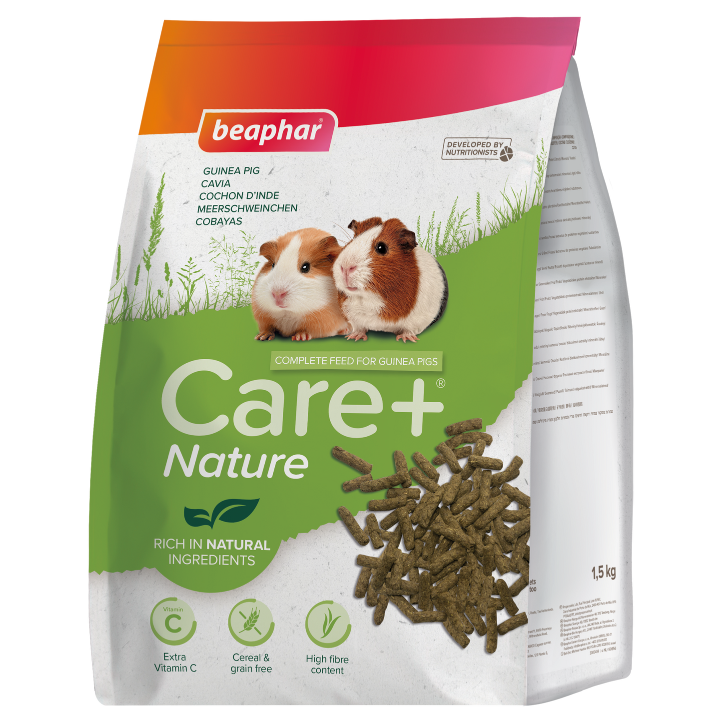 Beaphar Care+ Nature Premium Food Guinea Pig 1.5 kg