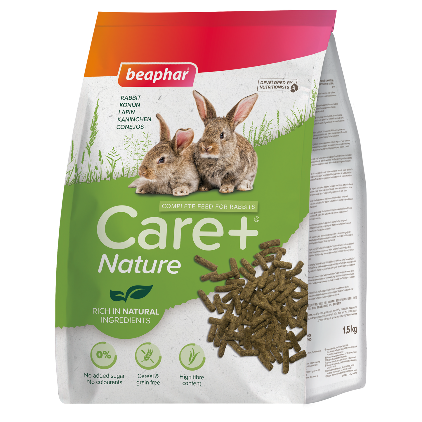 Beaphar Care+ Nature Premium Food Rabbit 1.5 kg