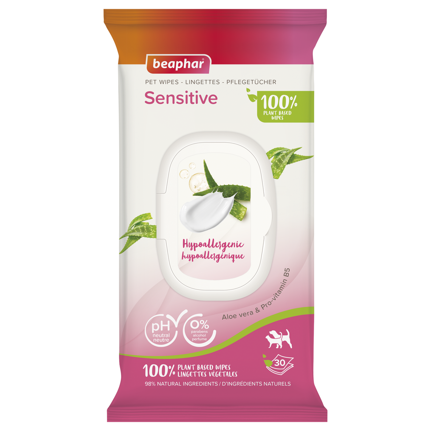 Beaphar Pet Wipes Sensitive (30 Wipes)