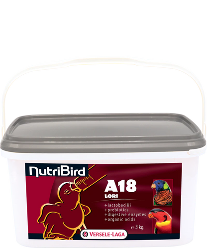 Versele Laga Nutribird A18 Hand-rearing food for lories 800G